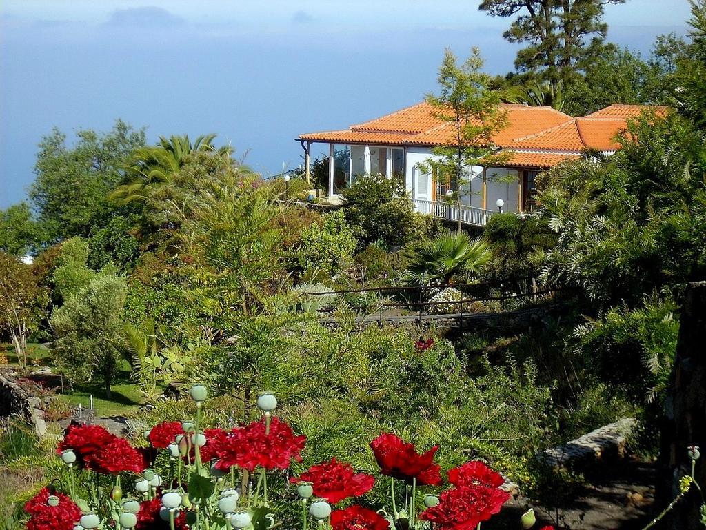 Feriendomizil Finca Tijarafe Mit Beheiztem, Abdeckbarem Pool Exterior foto